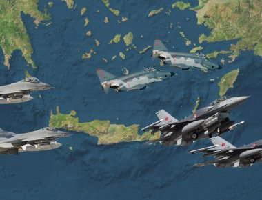 Σε έξι παραβιάσεις προχώρησαν τα τούρκικα μαχητικά στο Αιγαίο